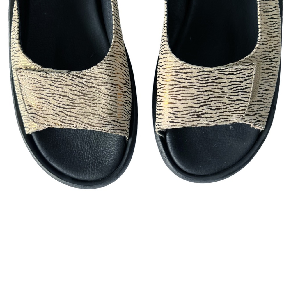 Wolky Jewel Zebra Print Comfort Sandal | 42 (9.75-10.5”)